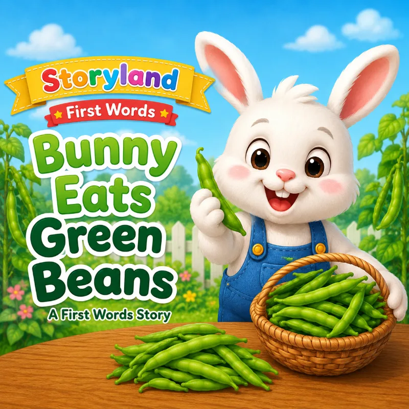 Bunny Eats Green Bean